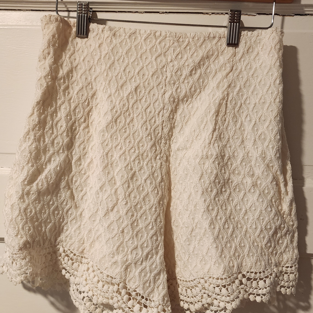Free People Cream Pleated Sundress with Plunge Neckline - Picture 9 of 12